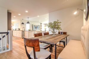 Vintage Canyon Room Scene Kitchen Hardwood Flooring