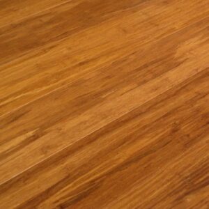 carbonized Bamboo Thumb Hardwood Flooring Sample