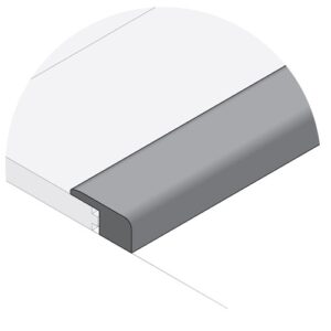 9 Mile Charcoal Square Nose