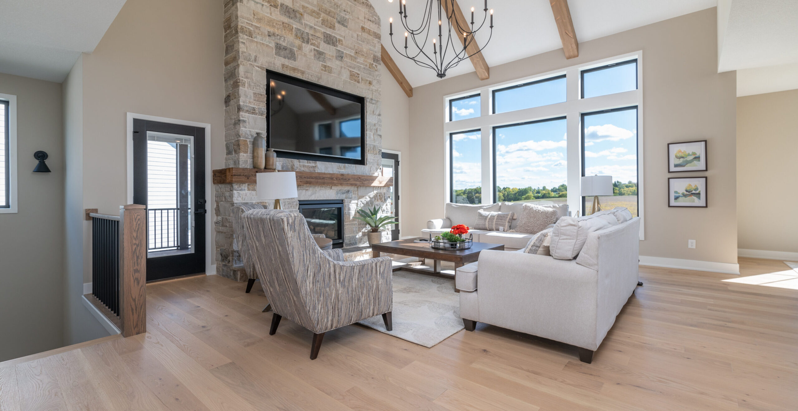 Elegance Plyquet flooring installed in living room